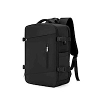 Mochila Viajera Cabinera Compartimiento Laptop Negro
